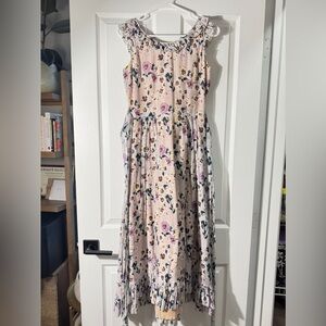 Floral Maxi Dress - Pink
